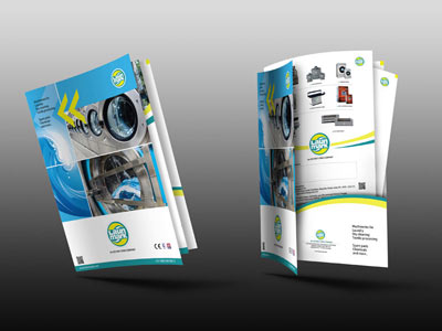 laundry brochure design